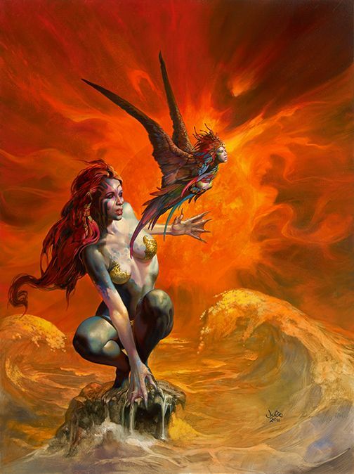 Response to the post As one creative said... - Work, Humor, Picture with text, Artist, Art, Fantasy, Bodybuilders, Reply to post, Longpost, NSFW, Boris Vallejo