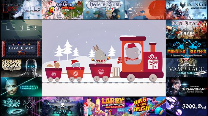 Февральский поезд-розыгрыш игр для Steam