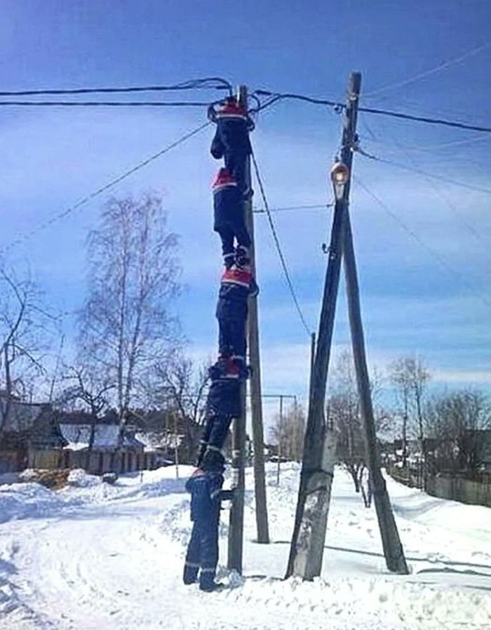 Смекалка или нарушение ТБ