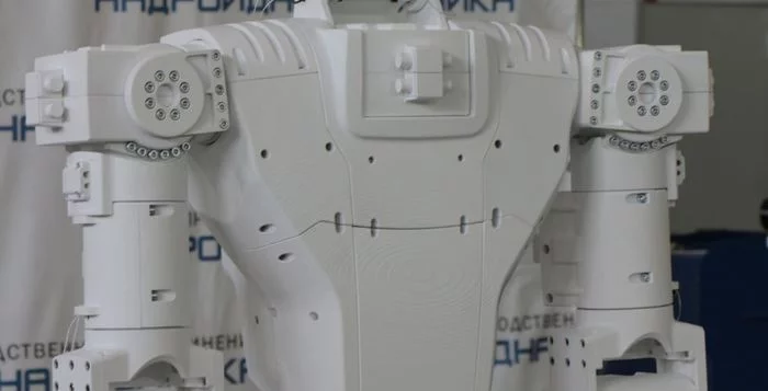 Roscosmos presented a prototype of the anthropomorphic robot Teledroid - Roscosmos, Robot, Robotics, Video