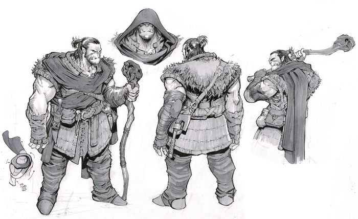 Lvl 1 Orc Druid,Deathknight &Goblin Paladin byMax Dunbar Max Dunbar, Dungeons & Dragons, , , , , , Druid,  , 