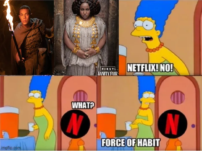 Netflix! NO! - Lord of the Rings, Lord of the Rings: Rings of Power, Amazon, Serials, The Simpsons, Netflix