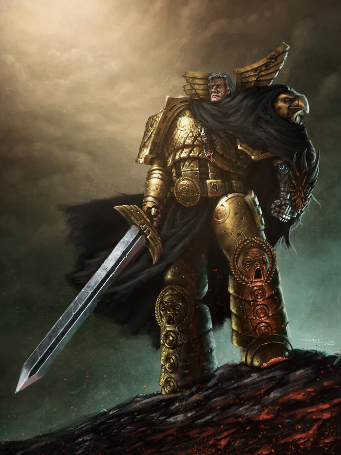 What if? Rogal Dorn byDaniel Rosa Daniel Rosa, Warhammer 40k, Wh Art, Rogal Dorn, 