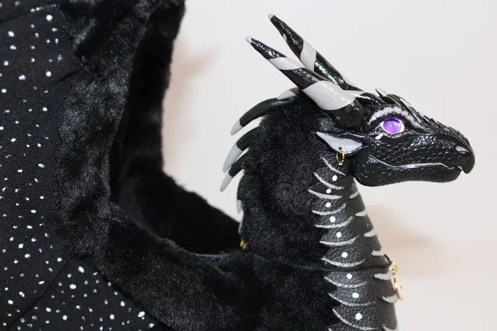 Mrakokrad - My, Needlework without process, Handmade, Crafts, Author's toy, The Dragon, Toys, Video