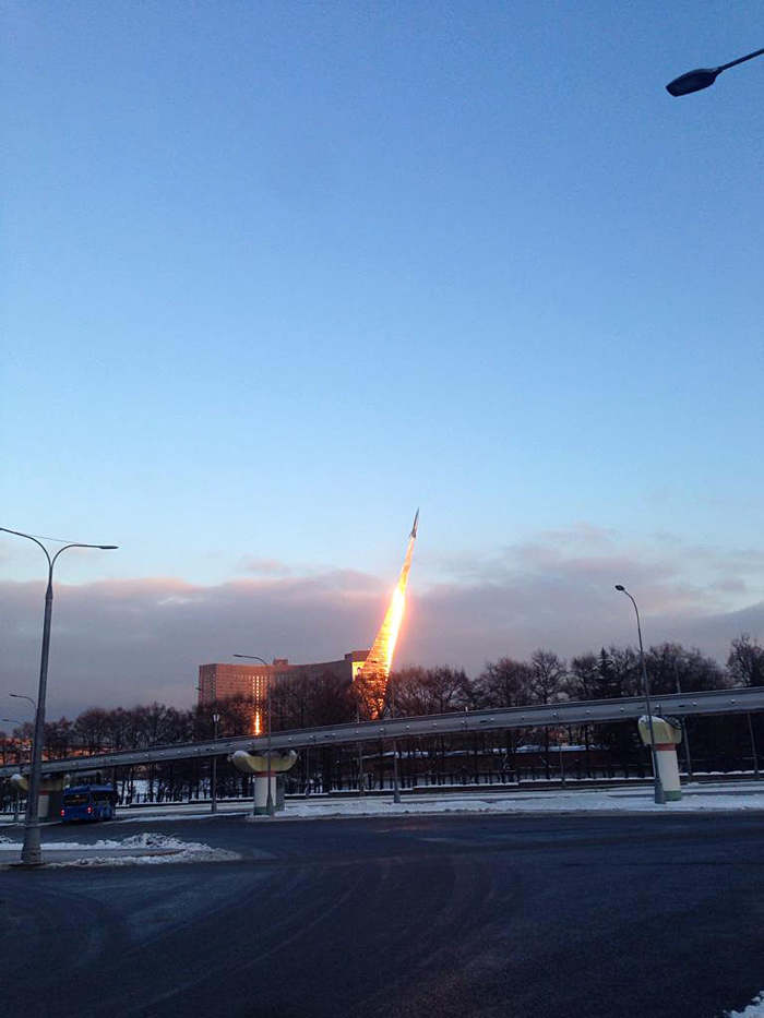 Take off! - The photo, Rocket, VDNKh, Moscow, Monument