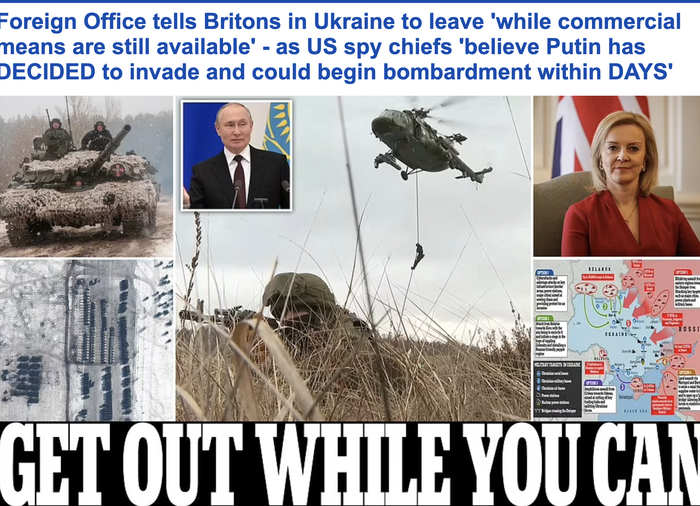 Заголовок британской газеты - "Уе**ай пока можешь!"