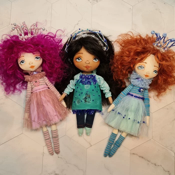 The Tale of Twin Princesses - Presents, Doll, Textile doll, Story, Favourite buisness