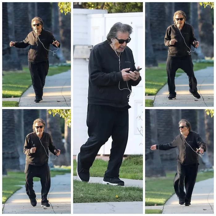 Dance like nobody sees - The photo, Paparazzi, Al Pacino, Dancing, Headphones, Actors and actresses, Celebrities