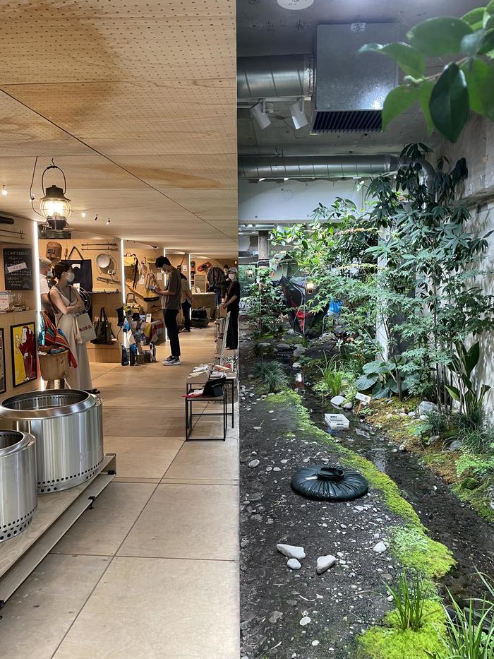 Фото японского магазина походного инвентаря