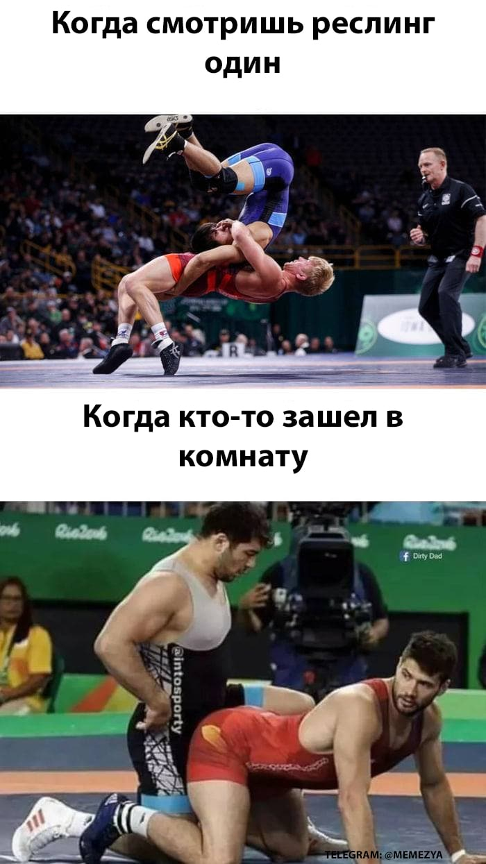 Urgently change the channel - Wrestling, Fight, Sport, Picture with text