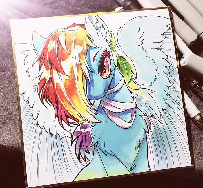 Incredible Rainbow Dash - My little pony, Rainbow dash, Swaybat