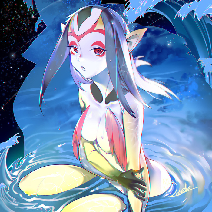 Mutio , Anime Art, ,  , Monster Girl, , ,  