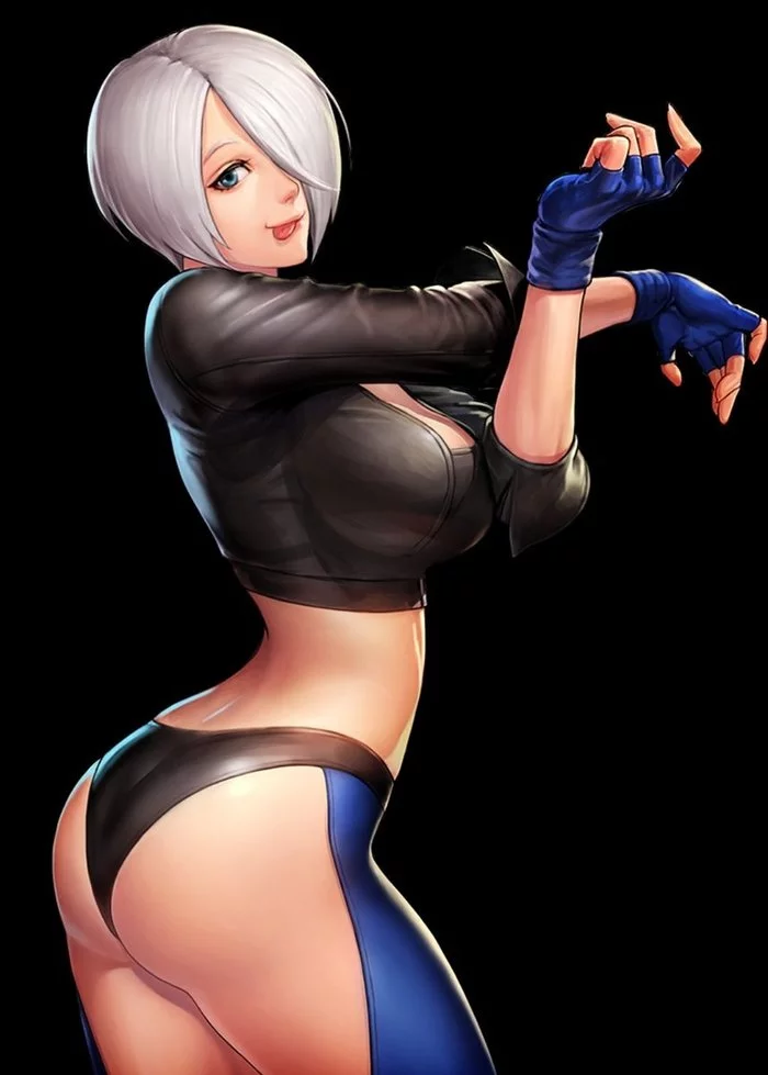 Yuan Herong в образе Angel из игры The King of Fighters - NSFW, Yuan Herong, Крепкая девушка, Косплей, The King of Fighters, Ангел, Девушки, Спортивные девушки, Фотография, Азиатка, Длиннопост