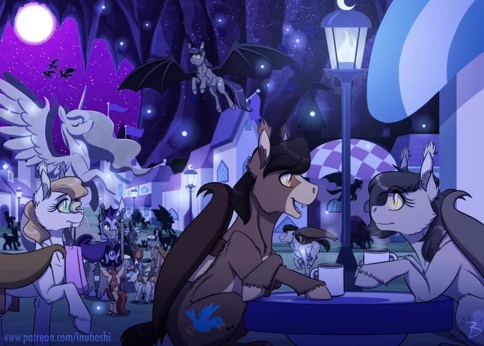 Mouse City - My little pony, Batpony, PonyArt, Original character, Inuhoshi-To-Darkpen, Art