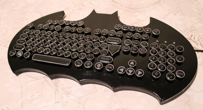 Custom keyboard - My, 3D печать, Presents, With your own hands, Dc comics, Keyboard, Gamers, Longpost, Batman