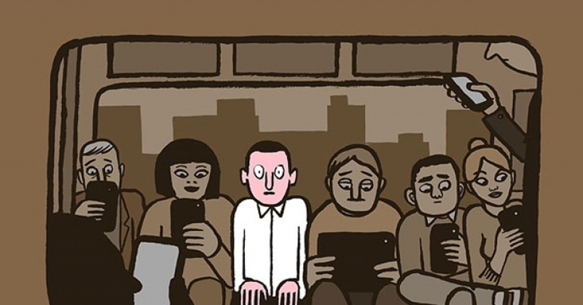 Социальные проблемы среди людей. Современное общество в телефонах. Человек с телефоном арт. Человек с телефоном картина. Социальная изоляция в интернете рисунки.