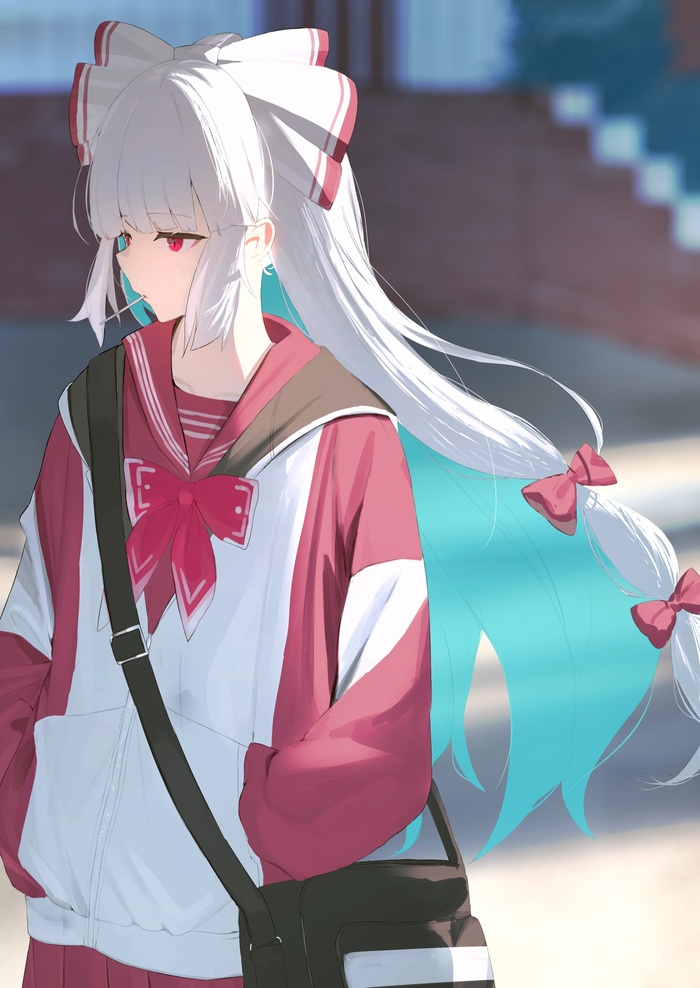 Fujiwara no Mokou Touhou, Fujiwara no Mokou, , Anime Art