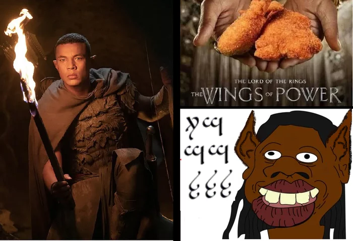 Amazon began to show a new series Wings of Power - My, Tolkien, Lord of the Rings: Rings of Power, Black people, Elves, Racism