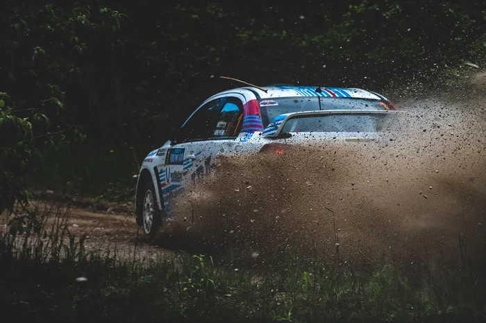 Rally-sprint Ushachi-2021 part 3 - My, The photo, Rally, Rally-Sprint, Freeze, Dust, Crushed stone, Auto, Автоспорт, Republic of Belarus