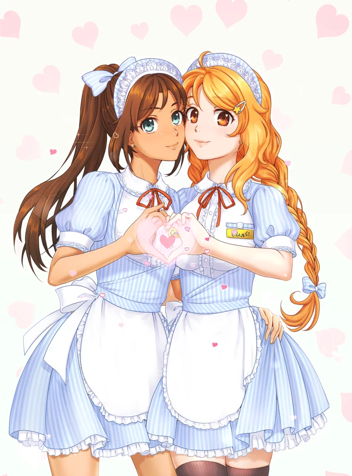 Valentines - My, Orikanekoi, Stasia (LGG), Visual novel, Little green girl, February 14 - Valentine's Day, Anime art