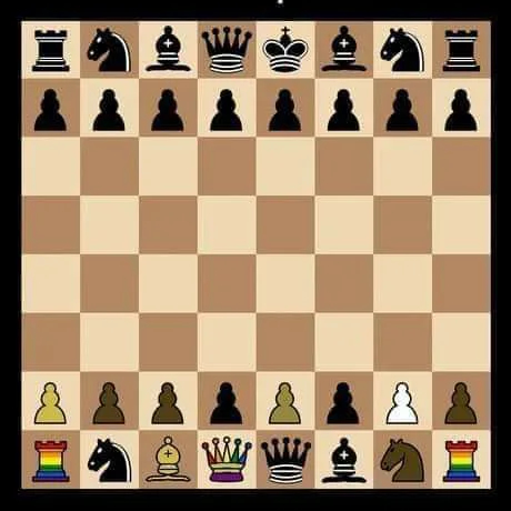 Chess according to Netflix - Chess, Netflix, LGBT, Minorities, Multicolor, Humor, Tolerance