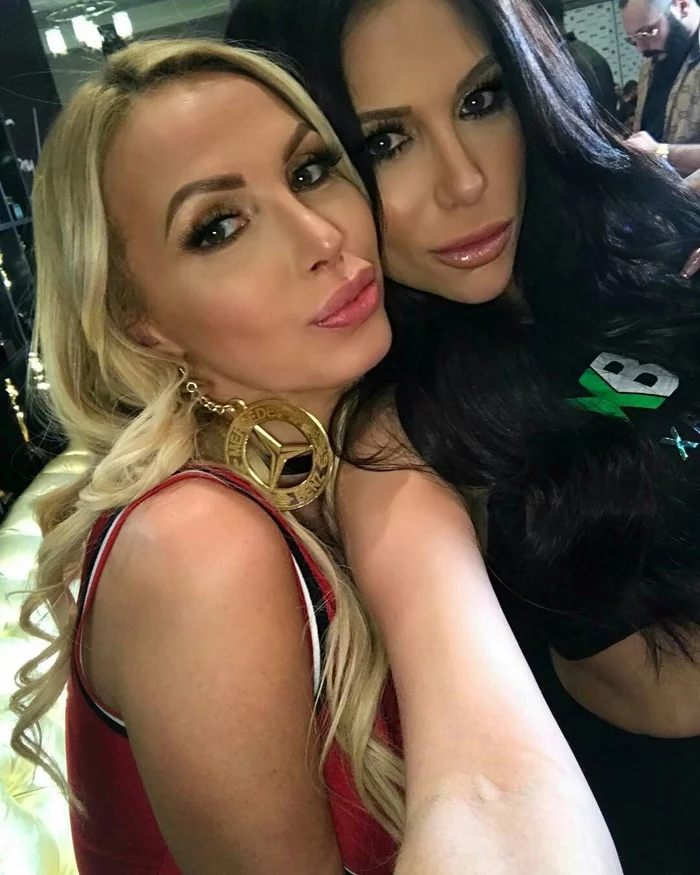 Girlfriends #486 - NSFW, Sexuality, Girls, Erotic, Friend, Blonde, Rusa, Brown-haired woman, Brunette, Brown hair, Boobs, Good body, MILF, Longpost, Angela White, Nikki Benz, Porn Actors and Porn Actresses