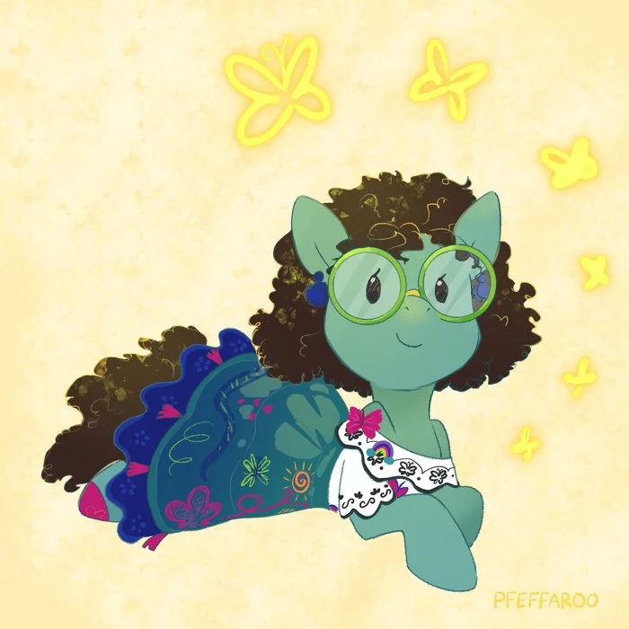 Miraboo - Art, My little pony, PonyArt, Pfeffaroo, Original character, Encanto, Ponification