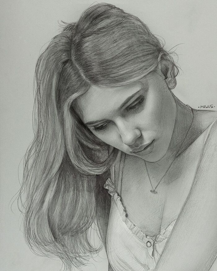Scarlett - Drawing, Pencil drawing, Actors and actresses, Scarlett Johansson, Girls, Art