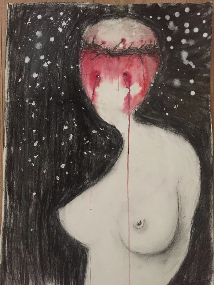 Бессонница, insomnia - Моё, Арт, Художество, Депрессия