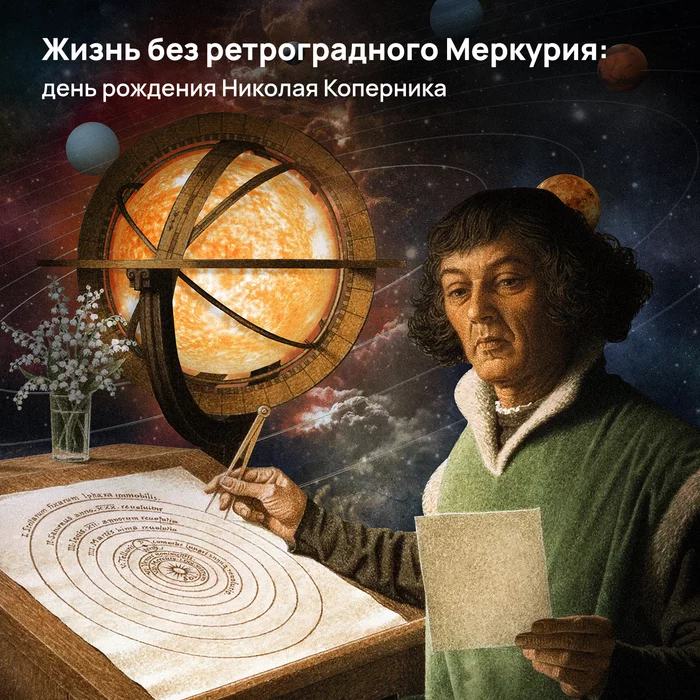 Life Without Mercury Retrograde: Nicolaus Copernicus' Birthday - My, Space, Astrophysics, Mathematics, Copernicus, Longpost