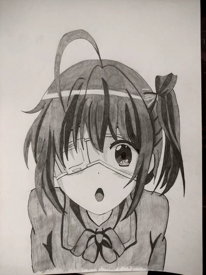 Rikka - My, Anime, Drawing