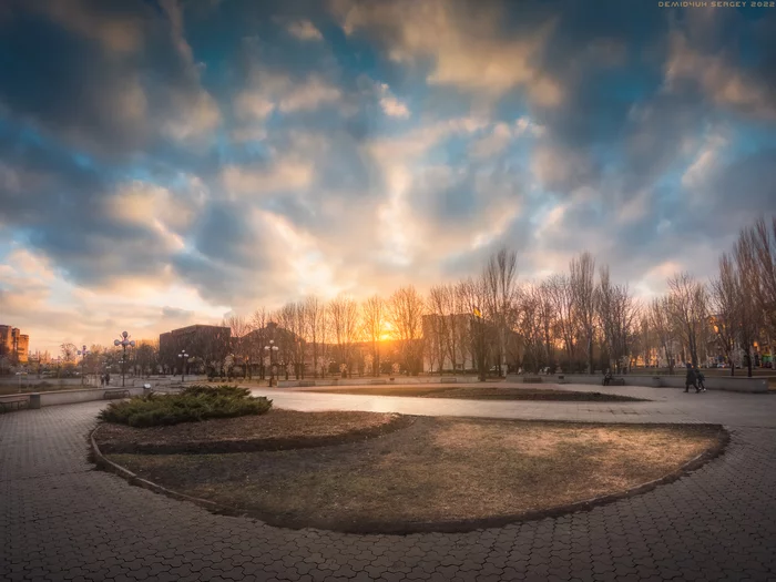 February had a spring day off) - My, The photo, Landscape, The park, Weather, Sunset, Paints, GoPRO