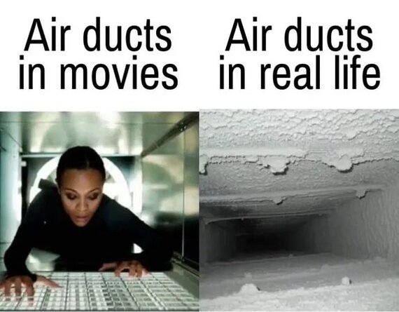 Ventilation in movies vs ventilation in reality - Movies, Reality, Ventilation