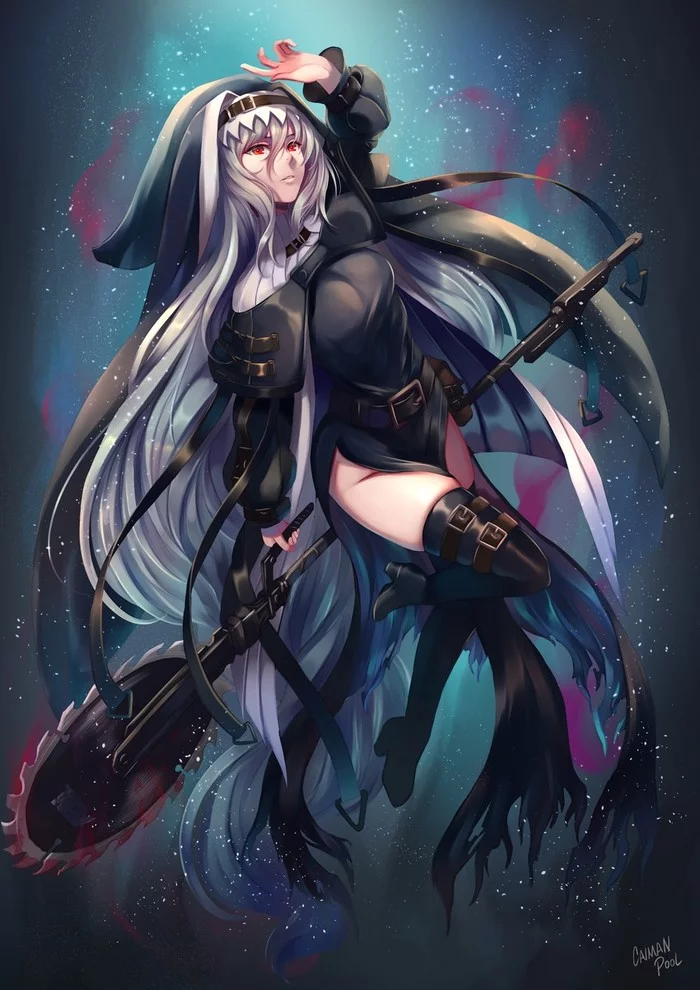 Specter - Anime, Anime art, Arknights, Specter, Mobile games