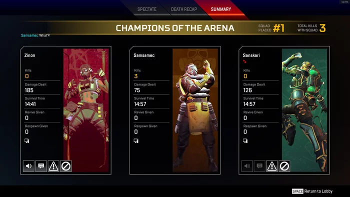 Perhaps the most dumb top 1 in Apex Legends in terms of damage/keel ratio. My main achievement in games - My, Apex legends, Apex, Achievement, Games, World record