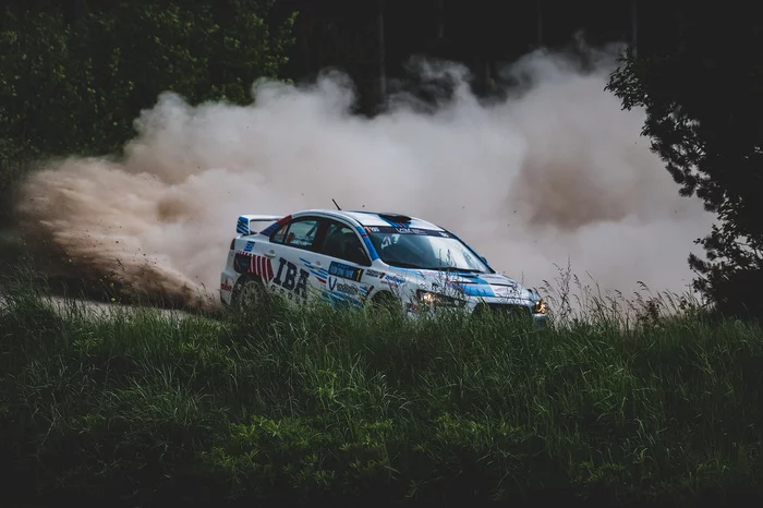 Rally-sprint Ushachi-2021 part 5 - My, The photo, Auto, Автоспорт, Dust, Speed, Rally, Rally-Sprint, Republic of Belarus