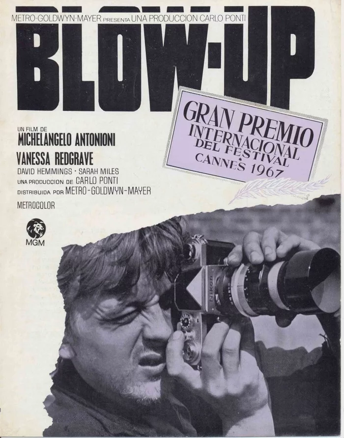 I advise you to watch the film Photo enlargement (Blow-up) - My, Movies, I advise you to look, Michelangelo Antonioni, Parable, Drama, What to see, Classic, Italy, Cannes, The photo, Photographer, Philosophy, Existentialism, Longpost, 