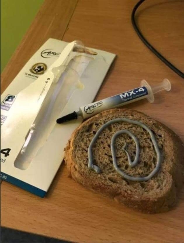 Когда нет майонеза, но есть термопаста