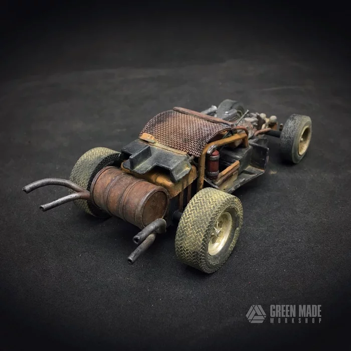 Postup Buggy - Longpost, Buggy, Homemade car, Auto, Scale model, Stand modeling, Painting miniatures, Modeling, Post apocalypse