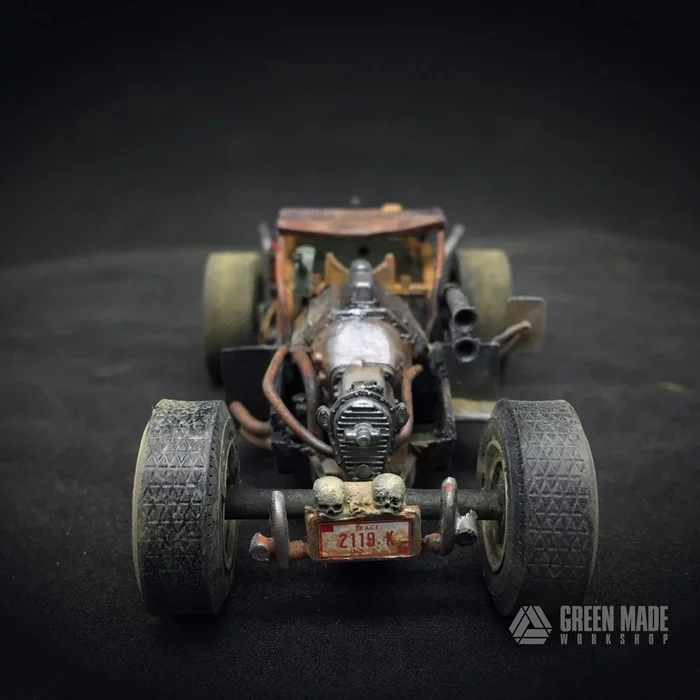 Postup Buggy - Longpost, Buggy, Homemade car, Auto, Scale model, Stand modeling, Painting miniatures, Modeling, Post apocalypse