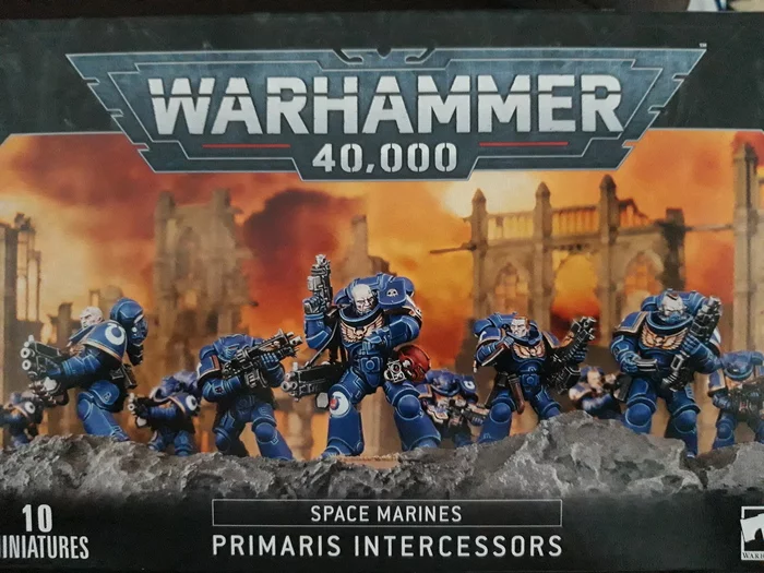Continuation of the post My work on mistakes (but this is not accurate) Ultramarines - Warhammer 40k, Warhammer, Space Marine, Modeling, Painting miniatures, Stand modeling, Новичок, Ultramarines, Miniature, Figurines, Reply to post, Longpost