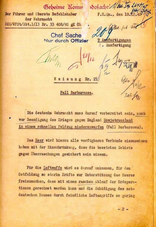 Являлся ли план «Барбаросса» образцом «науки побеждать»? - История, Вторая мировая война, План Барбаросса, Длиннопост, Видео