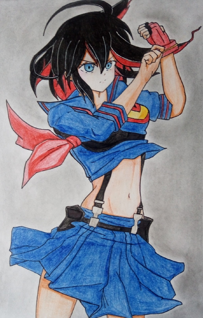             , , , , ,   , Kill la Kill, Matoi Ryuuko, Senketsu, Anime Art