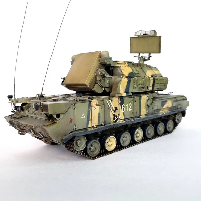 TOR-M2 - My, Zvezda, Stand modeling, Scale model, Modeling, Painting miniatures, Collection, Collecting, TOR-M2, Longpost