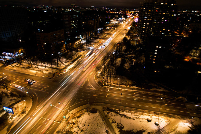Фотки ночной Москвы Москва, Фотография, Начинающий фотограф, Квадрокоптер, DJI, Аэросъемка, Парк, Дрон, Хочу критики, Длиннопост