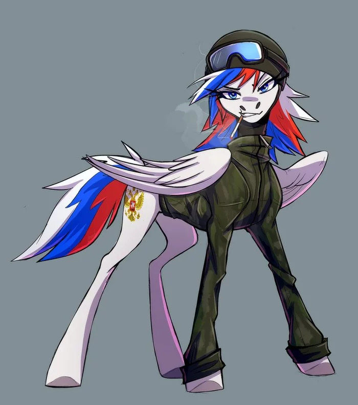 Happy Defender of the Fatherland Day, understood - February 23 - Defender of the Fatherland Day, My little pony, Original character, MLP Marussia