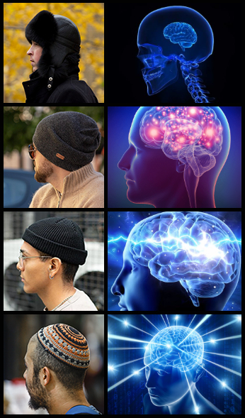 Fashionable verdict - Memes, Bale, Hat with ear flaps, Cap, Megabrain