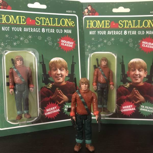 Sylvester alone at home - Sylvester Stallone, Toys, Home Alone (Movie), Humor