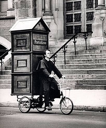 Mobile Confession.Presumably usa, 1940s - Story, Cubicle, Confession, Catholic Church, Catholic, Church, faith, A bike, USA