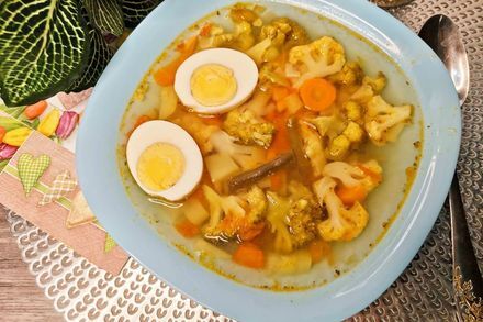 Vegetable soup with egg - My, Cooking, Preparation, Recipe, Soup, First meal, Nutrition, Longpost